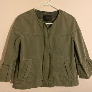 Sanctuary Utility Jacket in Olive Green